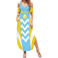 Custom Rugby Saint Lucia Family Matching Summer Maxi Dress and Hawaiian Shirt The Lucian Go Champion - Wonder Print Shop