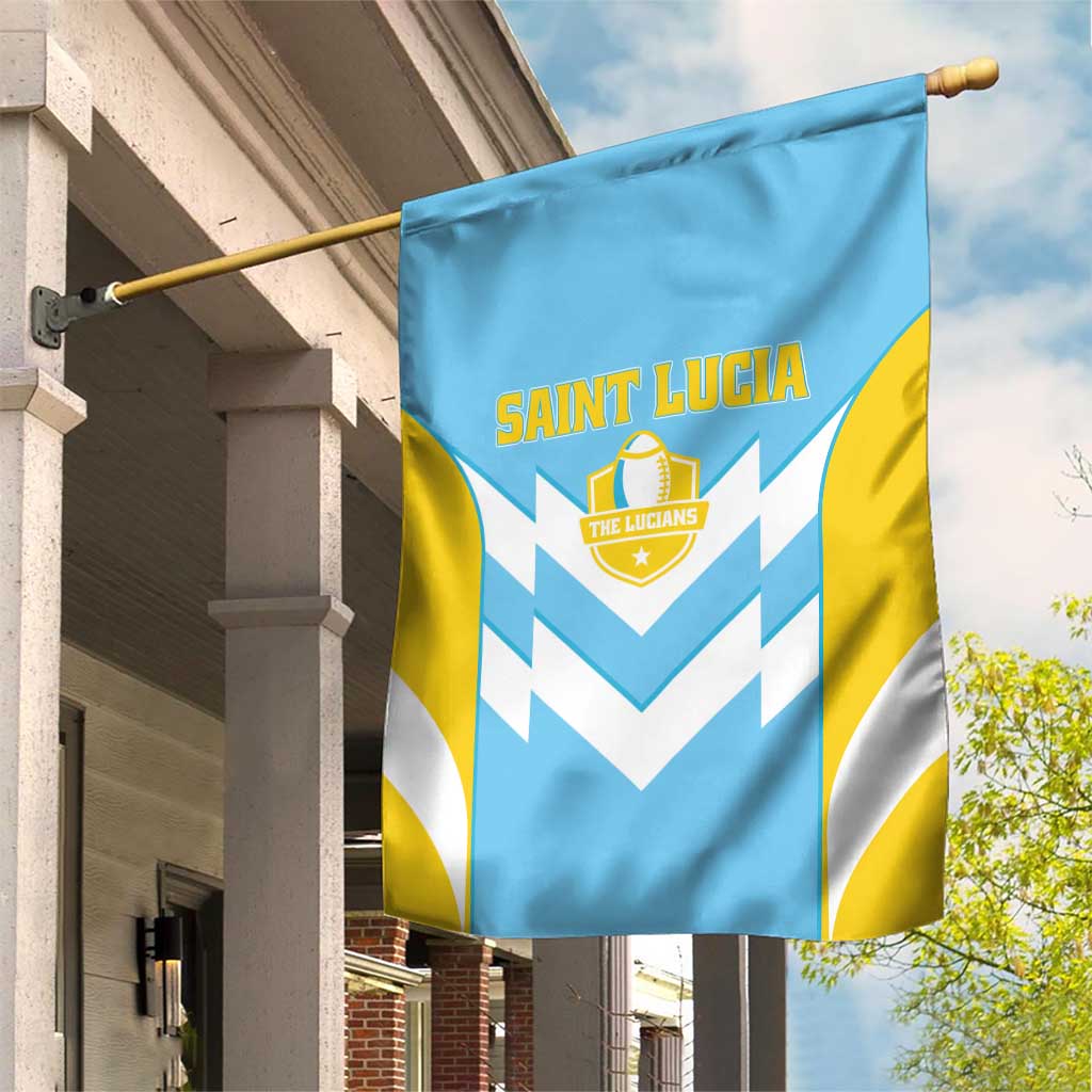 Rugby Saint Lucia Garden Flag The Lucian Go Champion - Wonder Print Shop