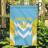 Rugby Saint Lucia Garden Flag The Lucian Go Champion - Wonder Print Shop