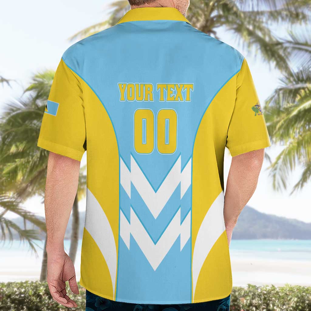 Custom Rugby Saint Lucia Hawaiian Shirt The Lucian Go Champion - Wonder Print Shop