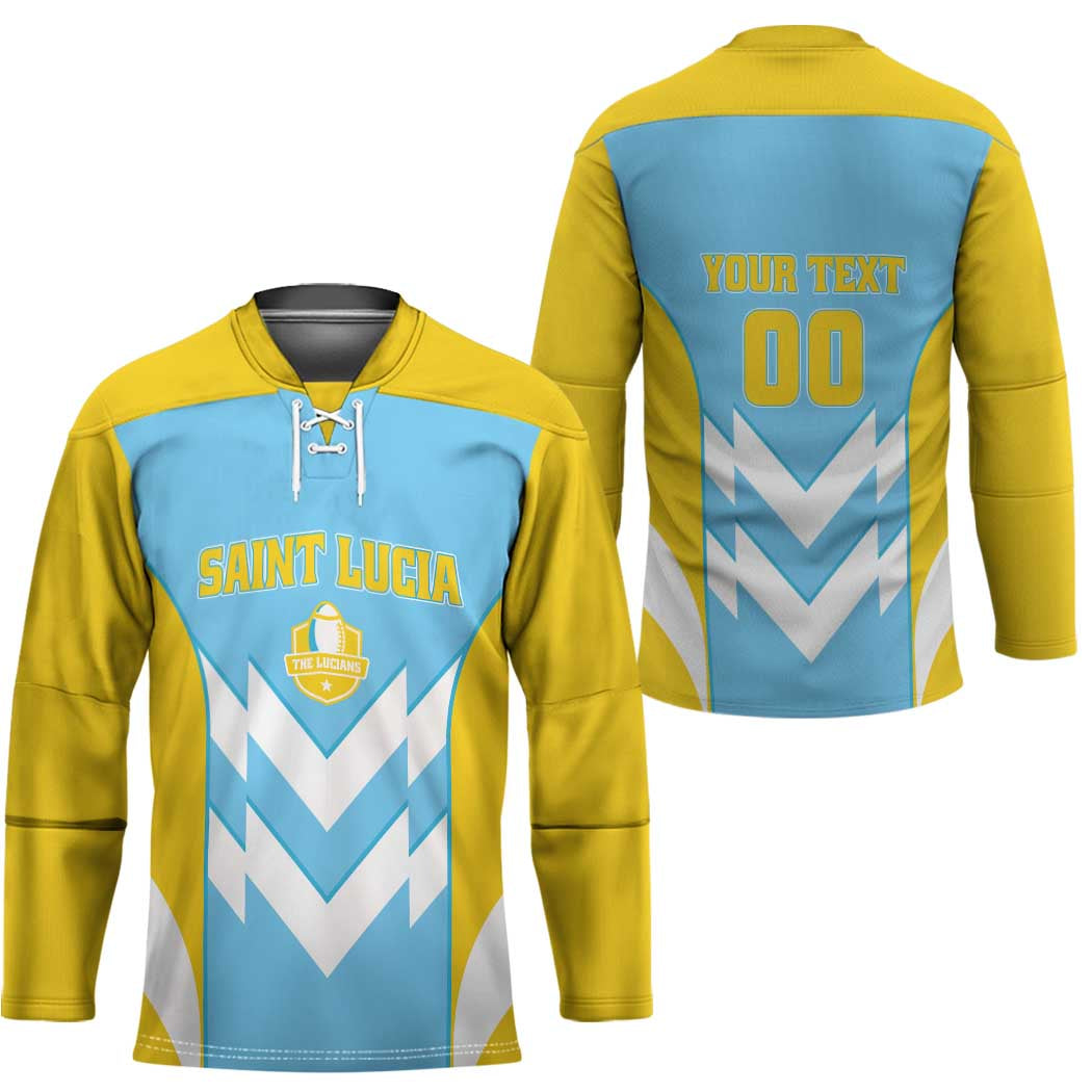 Custom Rugby Saint Lucia Hockey Jersey The Lucian Go Champion - Wonder Print Shop