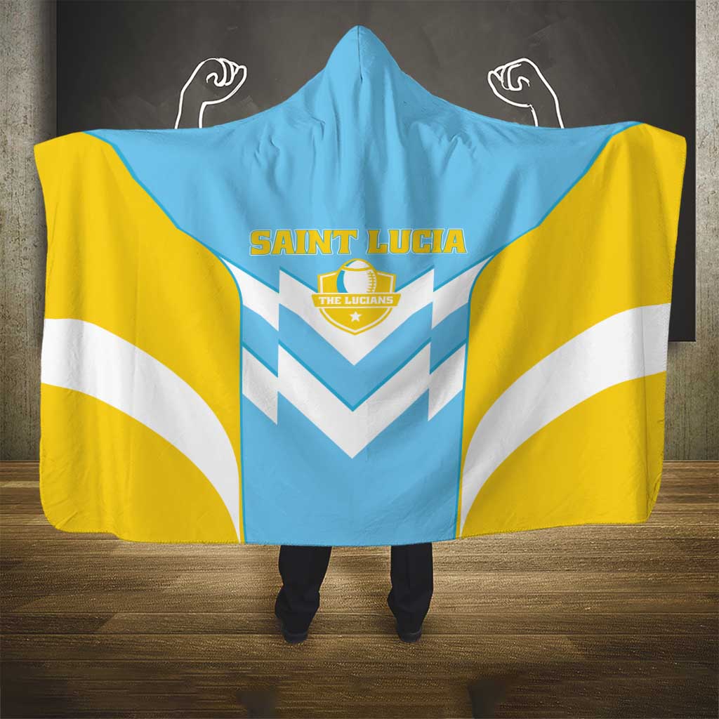 Rugby Saint Lucia Hooded Blanket The Lucian Go Champion - Wonder Print Shop