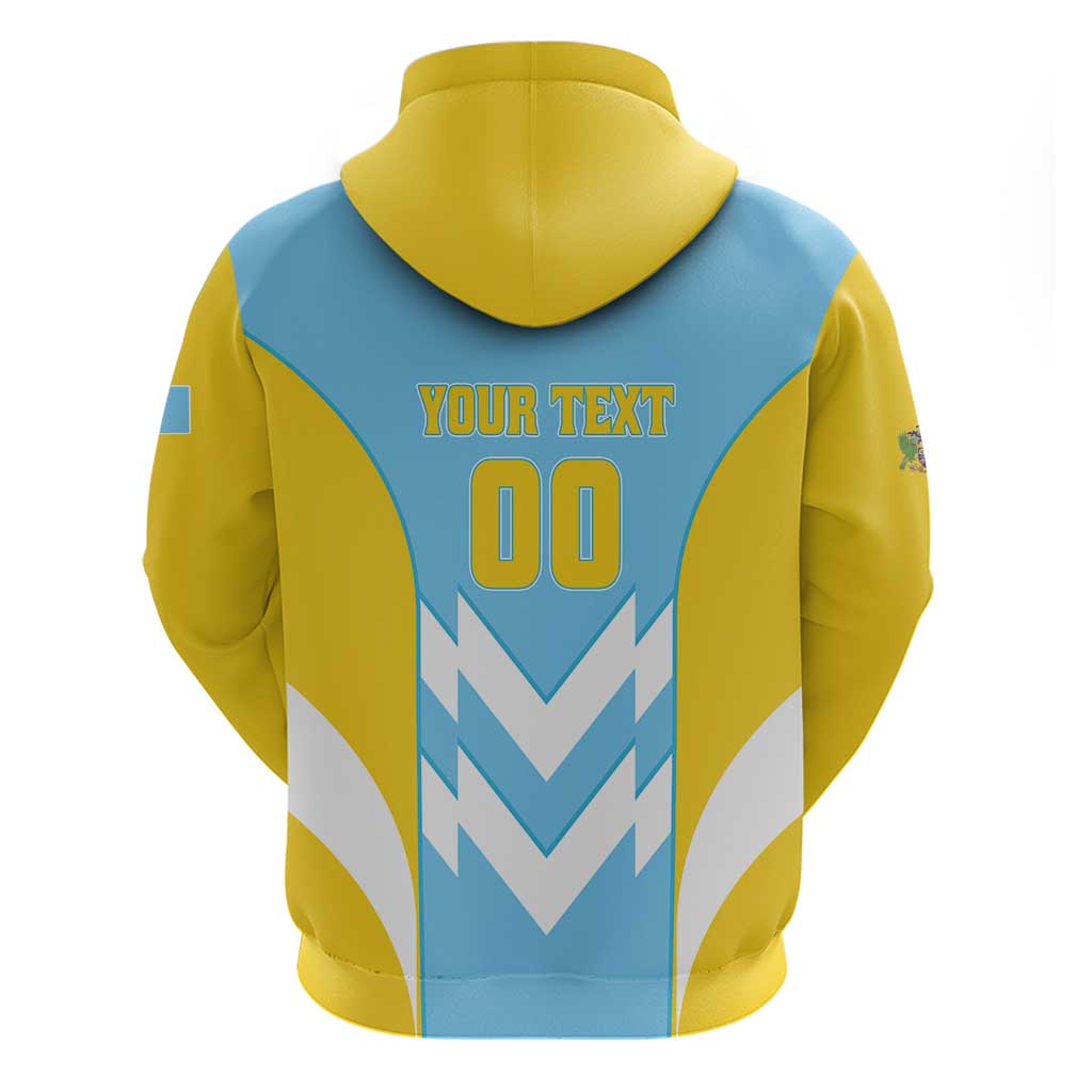 Custom Rugby Saint Lucia Hoodie The Lucian Go Champion - Wonder Print Shop