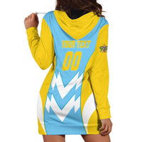 Custom Rugby Saint Lucia Hoodie Dress The Lucian Go Champion - Wonder Print Shop