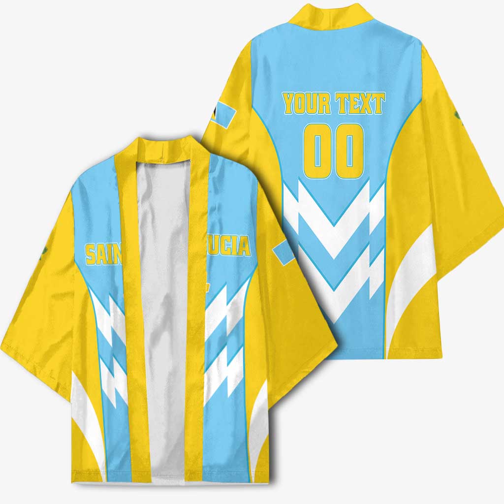 Custom Rugby Saint Lucia Kimono The Lucian Go Champion - Wonder Print Shop