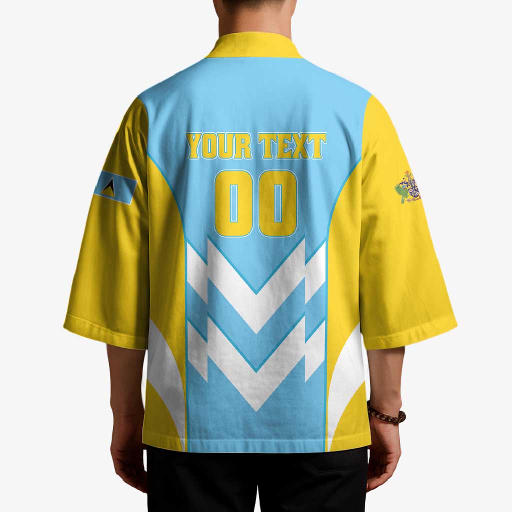 Custom Rugby Saint Lucia Kimono The Lucian Go Champion - Wonder Print Shop