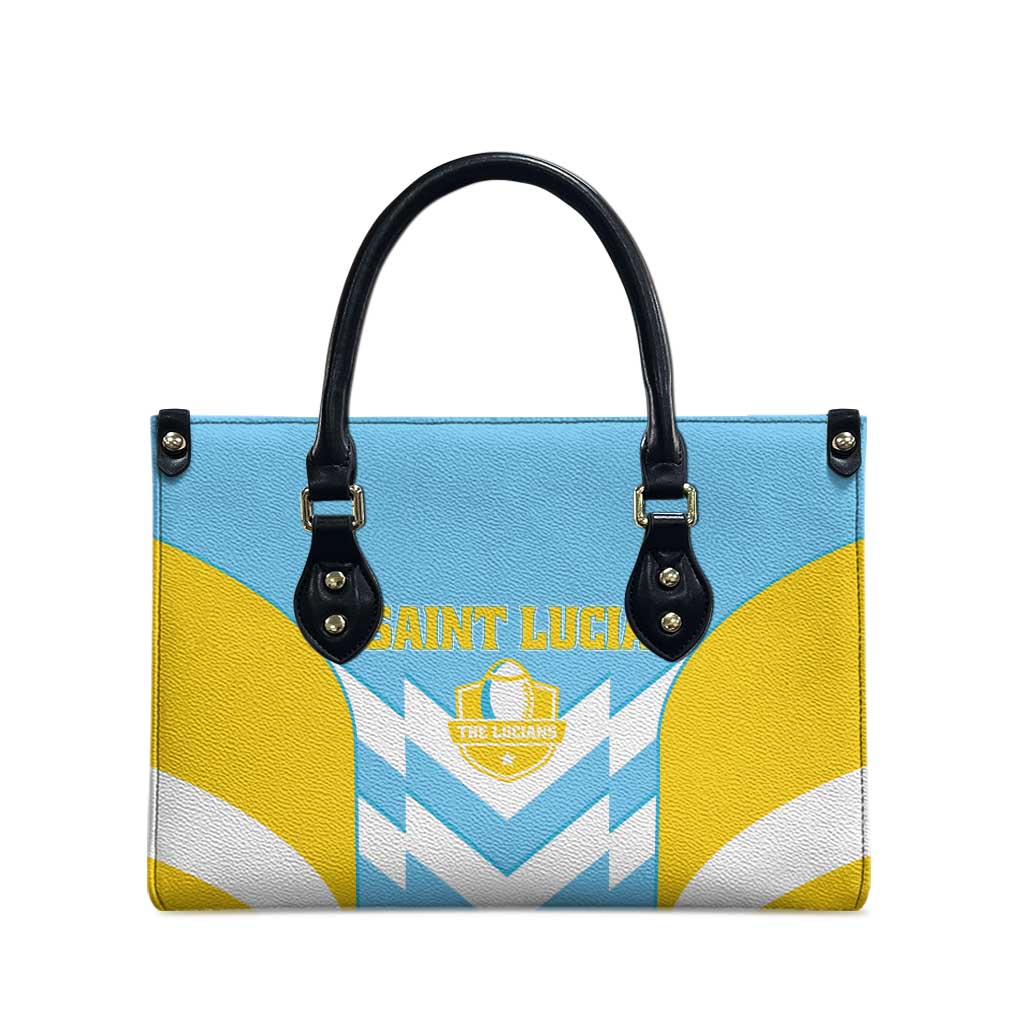 Rugby Saint Lucia Leather Bag The Lucian Go Champion - Wonder Print Shop