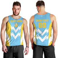 Custom Rugby Saint Lucia Men Tank Top The Lucian Go Champion - Wonder Print Shop