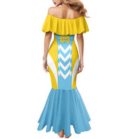 Custom Rugby Saint Lucia Mermaid Dress The Lucian Go Champion - Wonder Print Shop