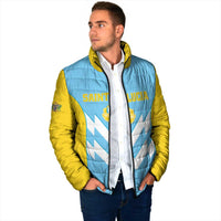 Custom Rugby Saint Lucia Padded Jacket The Lucian Go Champion - Wonder Print Shop