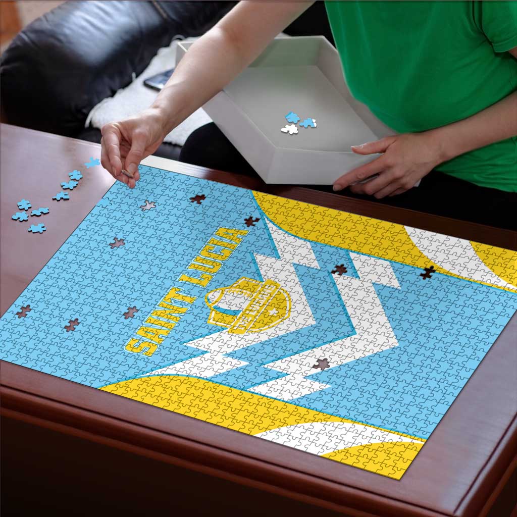 Rugby Saint Lucia Puzzle The Lucian Go Champion - Wonder Print Shop