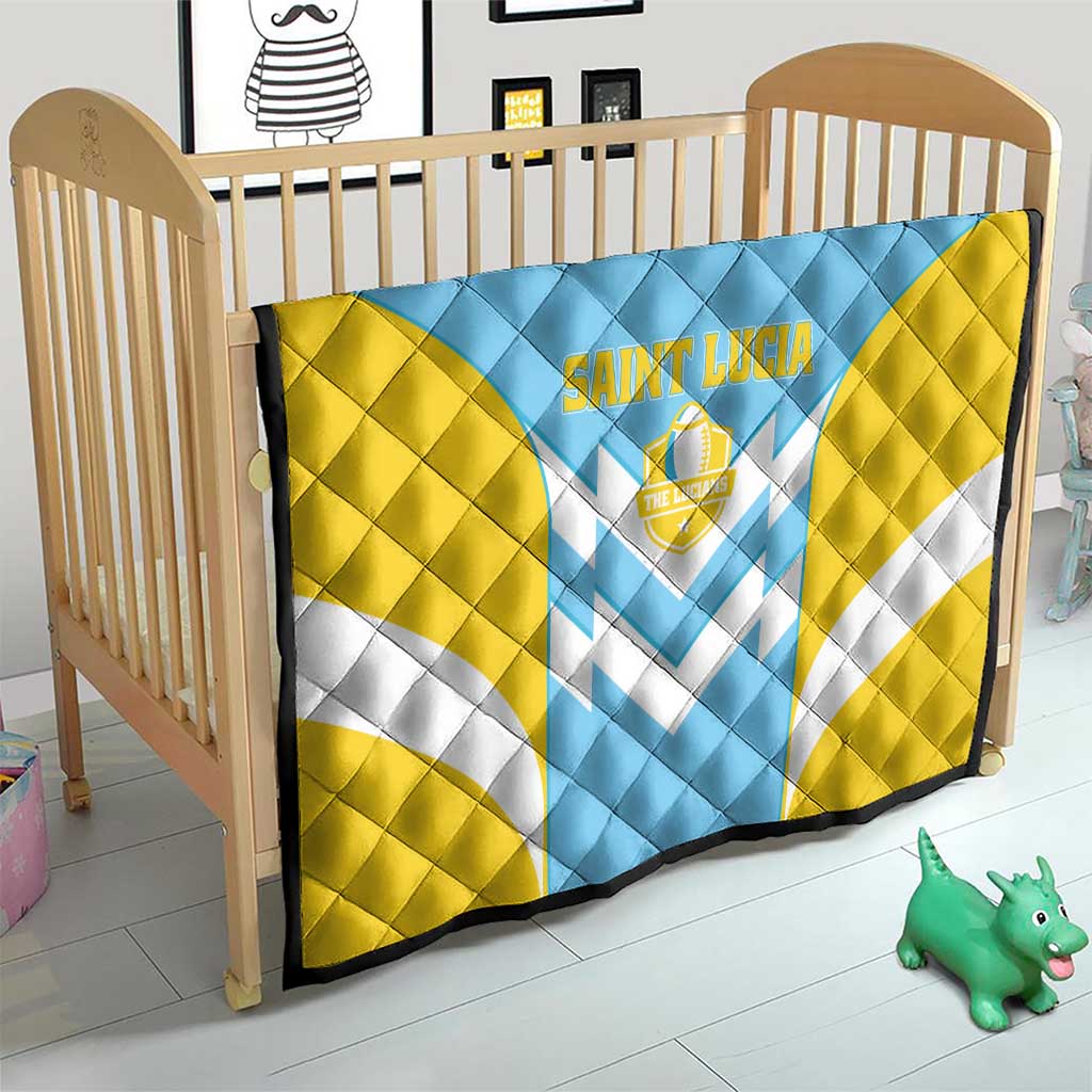 Rugby Saint Lucia Quilt The Lucian Go Champion - Wonder Print Shop