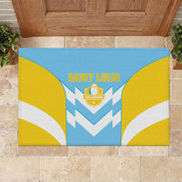 Rugby Saint Lucia Rubber Doormat The Lucian Go Champion - Wonder Print Shop