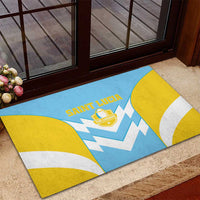 Rugby Saint Lucia Rubber Doormat The Lucian Go Champion - Wonder Print Shop