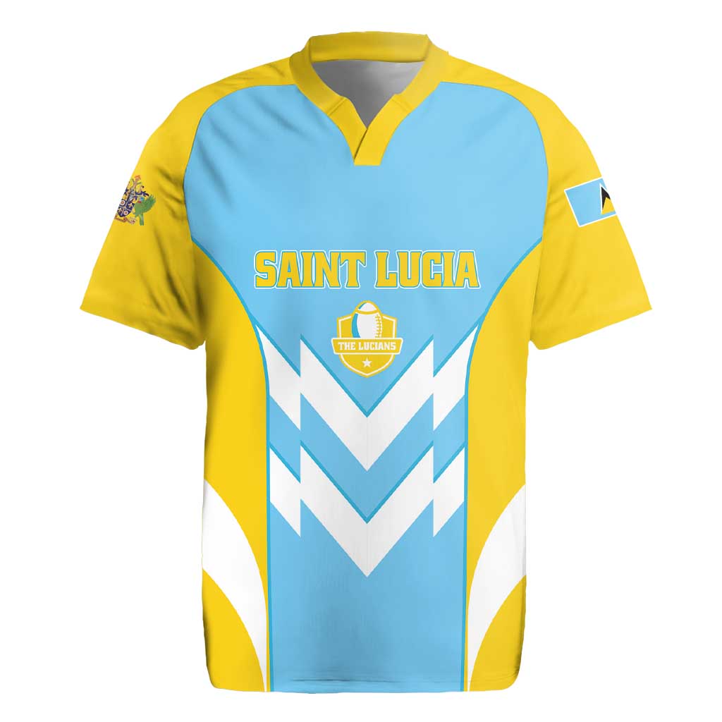 Custom Rugby Saint Lucia Rugby Jersey The Lucian Go Champion - Wonder Print Shop