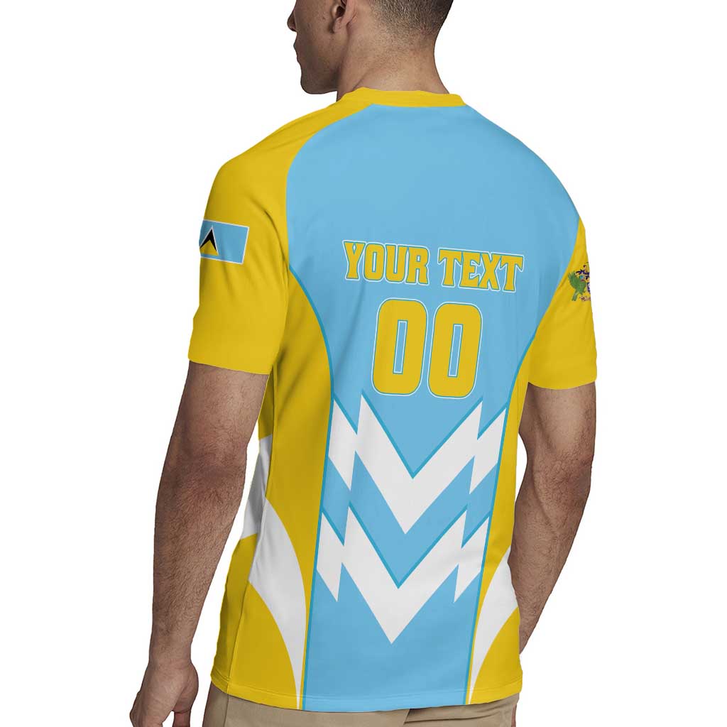 Custom Rugby Saint Lucia Rugby Jersey The Lucian Go Champion - Wonder Print Shop