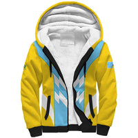 Custom Rugby Saint Lucia Sherpa Hoodie The Lucian Go Champion - Wonder Print Shop