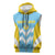 Custom Rugby Saint Lucia Sleeveless Zip Hoodie The Lucian Go Champion - Wonder Print Shop