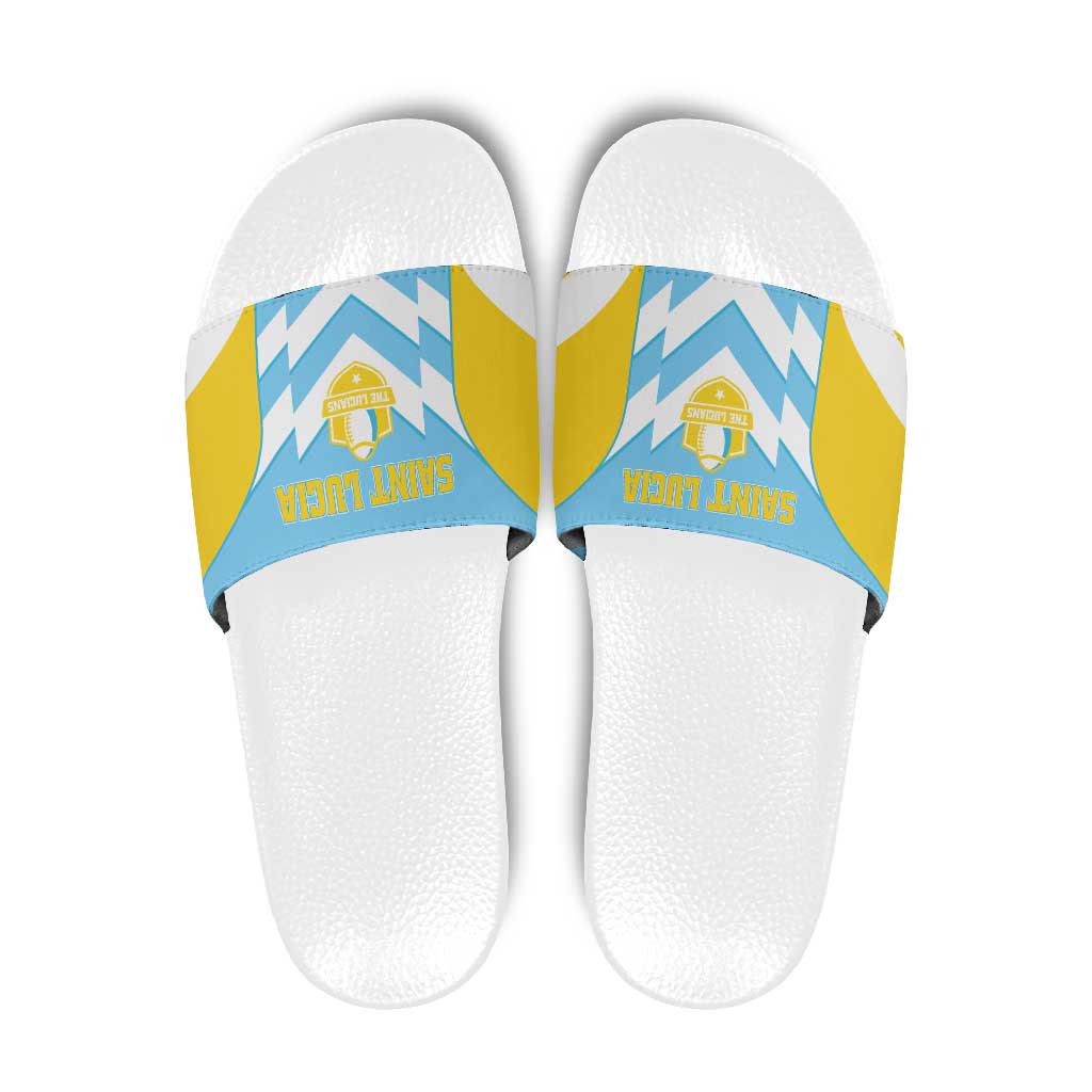 Rugby Saint Lucia Slide Sandals The Lucian Go Champion - Wonder Print Shop