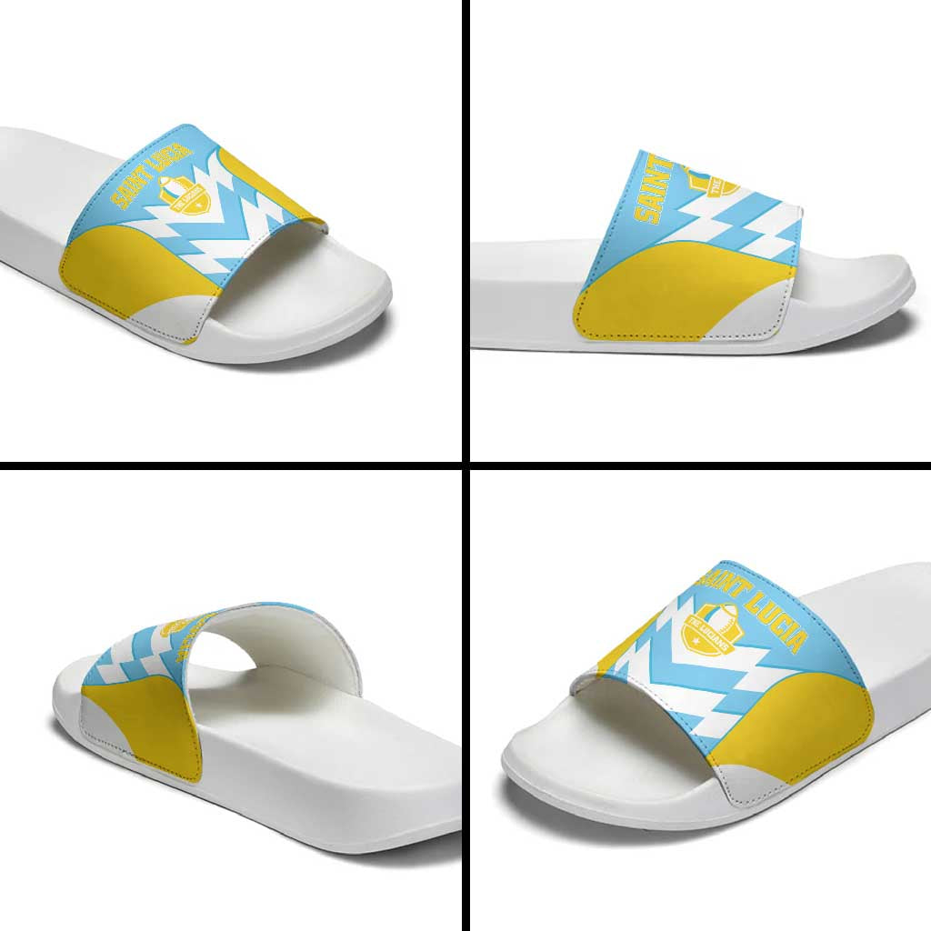 Rugby Saint Lucia Slide Sandals The Lucian Go Champion - Wonder Print Shop