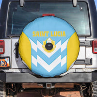 Rugby Saint Lucia Spare Tire Cover The Lucian Go Champion - Wonder Print Shop