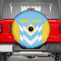 Rugby Saint Lucia Spare Tire Cover The Lucian Go Champion - Wonder Print Shop