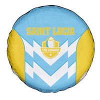 Rugby Saint Lucia Spare Tire Cover The Lucian Go Champion - Wonder Print Shop