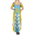 Custom Rugby Saint Lucia Summer Maxi Dress The Lucian Go Champion - Wonder Print Shop