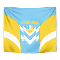Rugby Saint Lucia Tapestry The Lucian Go Champion - Wonder Print Shop