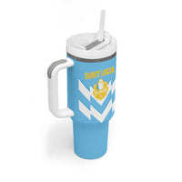 Custom Rugby Saint Lucia Tumbler With Handle The Lucian Go Champion - Wonder Print Shop
