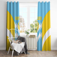 Rugby Saint Lucia Window Curtain The Lucian Go Champion - Wonder Print Shop