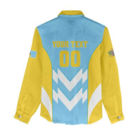 Custom Rugby Saint Lucia Women Casual Shirt The Lucian Go Champion - Wonder Print Shop