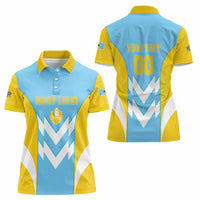 Custom Rugby Saint Lucia Women Polo Shirt The Lucian Go Champion - Wonder Print Shop