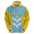 Custom Rugby Saint Lucia Zip Hoodie The Lucian Go Champion - Wonder Print Shop