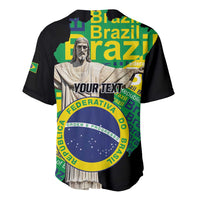 Personalized Brazil Christ the Redeemer Baseball Jersey Brasil Map Unique Stylized - Wonder Print Shop