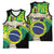 Personalized Brazil Christ the Redeemer Basketball Jersey Brasil Map Unique Stylized - Wonder Print Shop