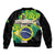 Personalized Brazil Christ the Redeemer Bomber Jacket Brasil Map Unique Stylized - Wonder Print Shop