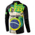 Personalized Brazil Christ the Redeemer Button Sweatshirt Brasil Map Unique Stylized - Wonder Print Shop