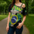 Personalized Brazil Christ the Redeemer Cross Shoulder Shirt Brasil Map Unique Stylized - Wonder Print Shop