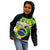 Personalized Brazil Christ the Redeemer Kid Hoodie Brasil Map Unique Stylized - Wonder Print Shop