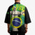 Personalized Brazil Christ the Redeemer Kimono Brasil Map Unique Stylized - Wonder Print Shop