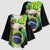 Personalized Brazil Christ the Redeemer Kimono Sleeve Blouse Brasil Map Unique Stylized - Wonder Print Shop