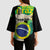 Personalized Brazil Christ the Redeemer Kimono Sleeve Blouse Brasil Map Unique Stylized - Wonder Print Shop