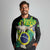 Personalized Brazil Christ the Redeemer Long Sleeve Polo Shirt Brasil Map Unique Stylized - Wonder Print Shop