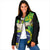 Personalized Brazil Christ the Redeemer Padded Jacket Brasil Map Unique Stylized - Wonder Print Shop