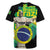 Personalized Brazil Christ the Redeemer Rugby Jersey Brasil Map Unique Stylized - Wonder Print Shop