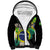 Personalized Brazil Christ the Redeemer Sherpa Hoodie Brasil Map Unique Stylized - Wonder Print Shop