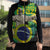 Personalized Brazil Christ the Redeemer Sleeveless Puffer Jacket Brasil Map Unique Stylized - Wonder Print Shop