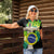 Personalized Brazil Christ the Redeemer Women Polo Shirt Brasil Map Unique Stylized - Wonder Print Shop