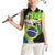 Personalized Brazil Christ the Redeemer Women Sleeveless Polo Shirt Brasil Map Unique Stylized - Wonder Print Shop